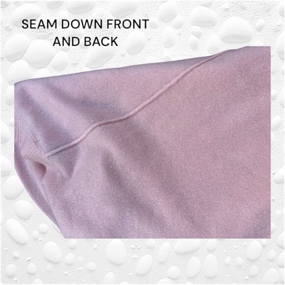 Very Soft Baby Pink V Neck Plus Size Sweater-  NWT - Picture 3 of 6